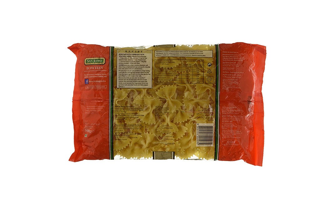 San Remo Bowties    Pack  500 grams
